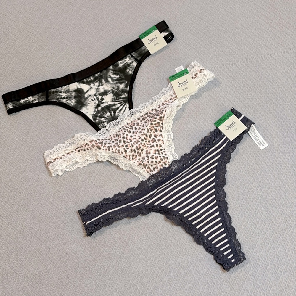 NWT Bundle of Jenni Thong Panties
